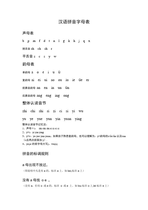 拼音字母表_拼音：_拼音声母韵母26个表