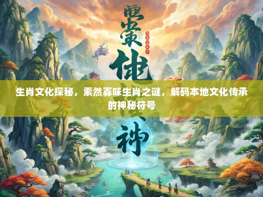 生肖文化探秘，索然寡味生肖之谜，解码本地文化传承的神秘符号