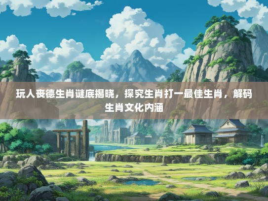 玩人丧德生肖谜底揭晓，探究生肖打一最佳生肖，解码生肖文化内涵