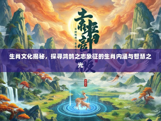 生肖文化揭秘，探寻鸿鹄之志象征的生肖内涵与智慧之光
