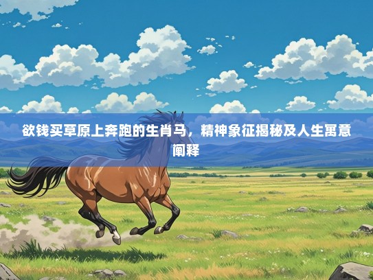 欲钱买草原上奔跑的生肖马，精神象征揭秘及人生寓意阐释