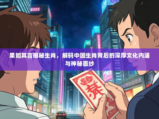 果如其言揭秘生肖，解码中国生肖背后的深厚文化内涵与神秘面纱