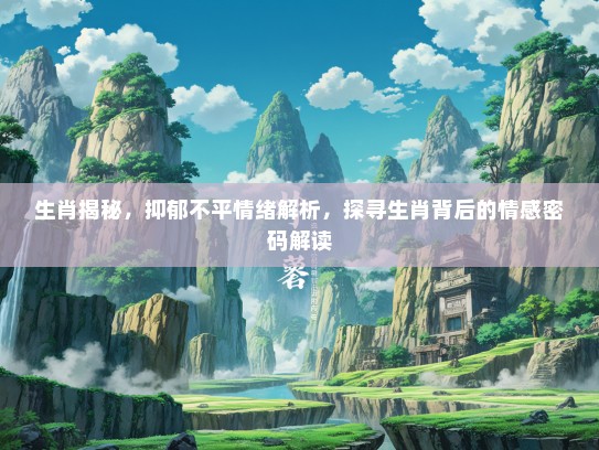 生肖揭秘，抑郁不平情绪解析，探寻生肖背后的情感密码解读