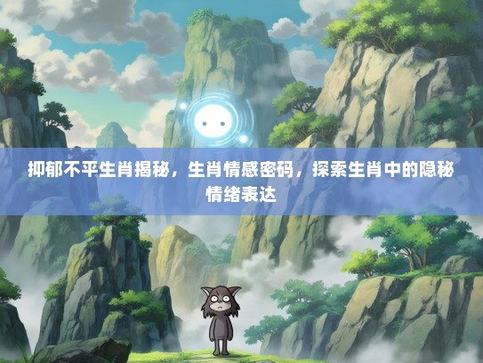 抑郁不平生肖揭秘，生肖情感密码，探索生肖中的隐秘情绪表达