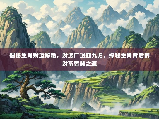 揭秘生肖财运秘籍，财源广进四九归，探秘生肖背后的财富智慧之道