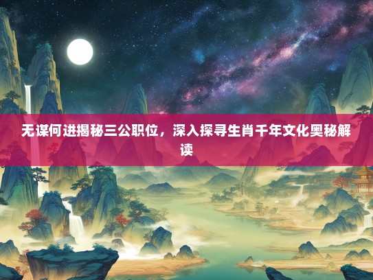 无谋何进揭秘三公职位，深入探寻生肖千年文化奥秘解读