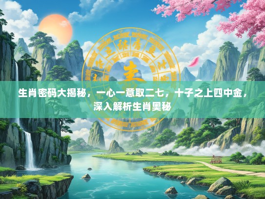生肖密码大揭秘，一心一意取二七，十子之上四中金，深入解析生肖奥秘