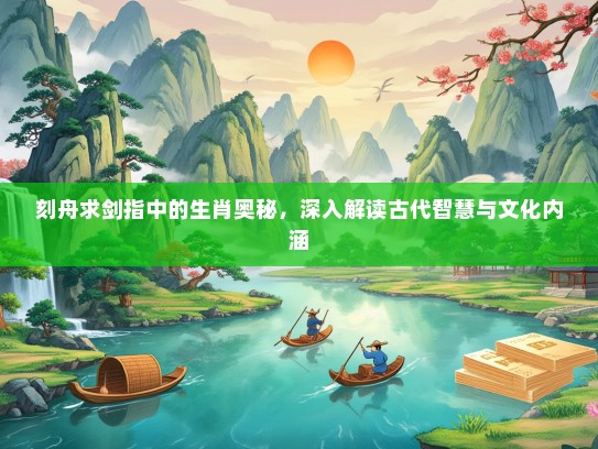 刻舟求剑指中的生肖奥秘，深入解读古代智慧与文化内涵