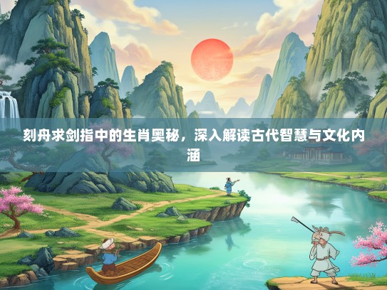 刻舟求剑指中的生肖奥秘，深入解读古代智慧与文化内涵