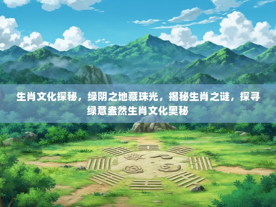 生肖文化探秘，绿阴之地藏珠光，揭秘生肖之谜，探寻绿意盎然生肖文化奥秘