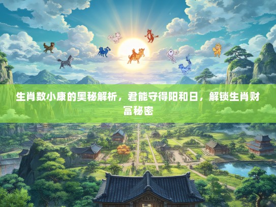 生肖数小康的奥秘解析，君能守得阳和日，解锁生肖财富秘密