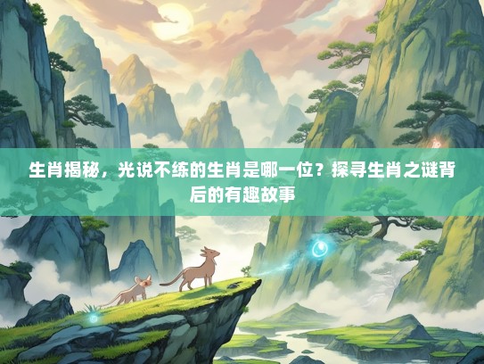 生肖揭秘，光说不练的生肖是哪一位？探寻生肖之谜背后的有趣故事