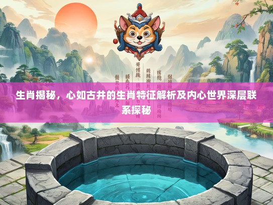 生肖揭秘，心如古井的生肖特征解析及内心世界深层联系探秘