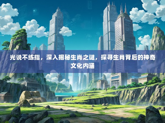 光说不练指，深入揭秘生肖之谜，探寻生肖背后的神奇文化内涵