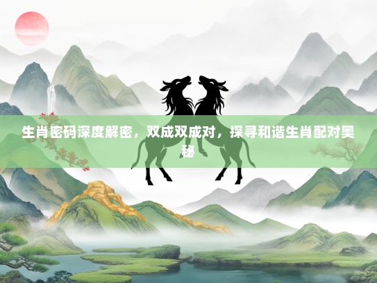 生肖密码深度解密，双成双成对，探寻和谐生肖配对奥秘
