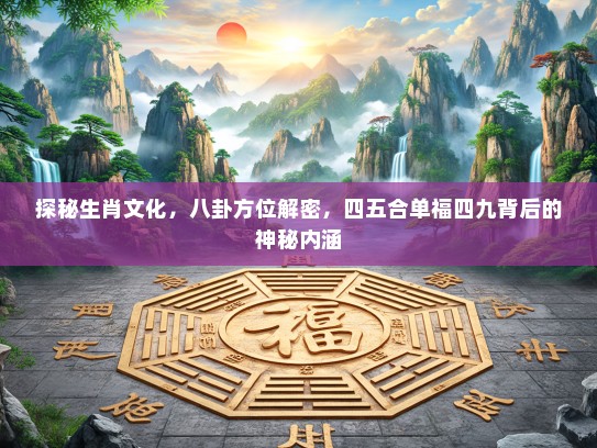 探秘生肖文化，八卦方位解密，四五合单福四九背后的神秘内涵