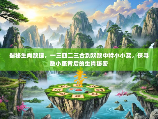 揭秘生肖数理，一三四二三合到双数中特小小买，探寻数小康背后的生肖秘密