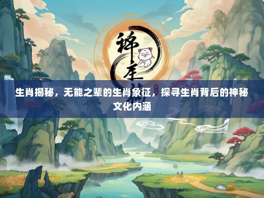 生肖揭秘，无能之辈的生肖象征，探寻生肖背后的神秘文化内涵