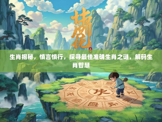 生肖揭秘，慎言慎行，探寻最佳准确生肖之谜，解码生肖智慧