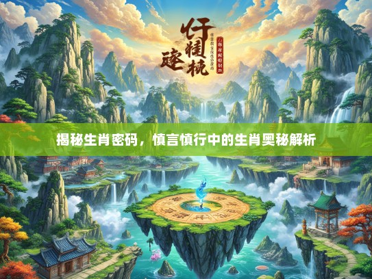 揭秘生肖密码，慎言慎行中的生肖奥秘解析