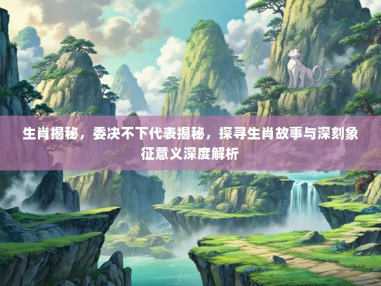 生肖揭秘，委决不下代表揭秘，探寻生肖故事与深刻象征意义深度解析