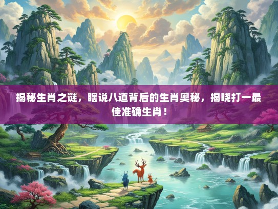 揭秘生肖之谜，瞎说八道背后的生肖奥秘，揭晓打一最佳准确生肖！