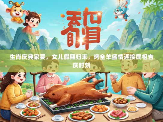 生肖庆典家宴，女儿假期归来，烤全羊盛情迎接属相吉庆时刻