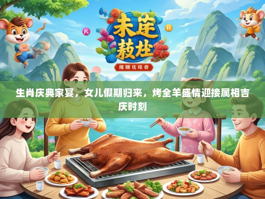 生肖庆典家宴，女儿假期归来，烤全羊盛情迎接属相吉庆时刻