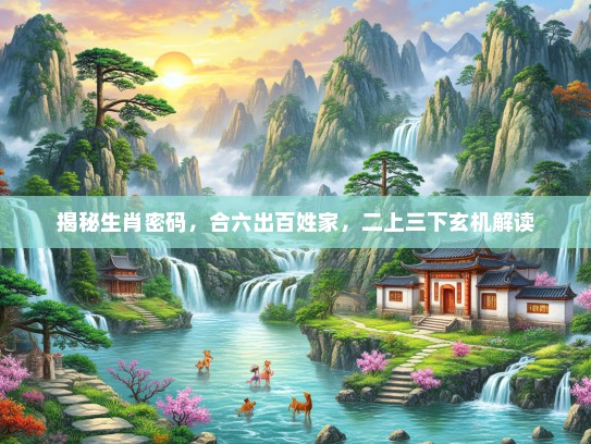 揭秘生肖密码，合六出百姓家，二上三下玄机解读