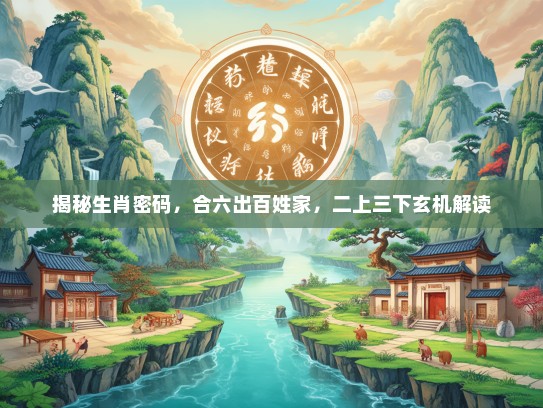揭秘生肖密码，合六出百姓家，二上三下玄机解读