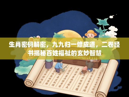 生肖密码解密，九九归一修成道，二卷经书揭秘百姓福祉的玄妙智慧