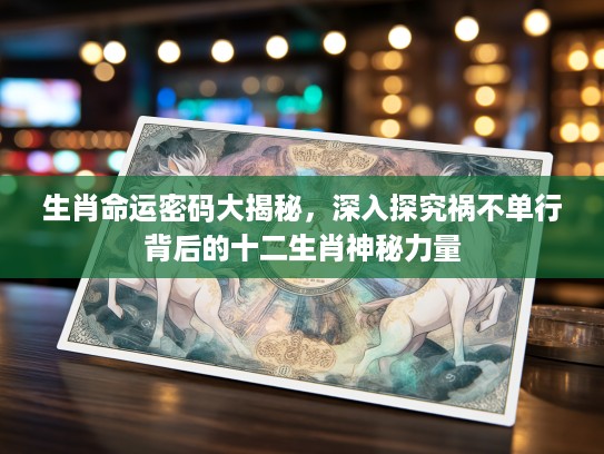 生肖命运密码大揭秘，深入探究祸不单行背后的十二生肖神秘力量