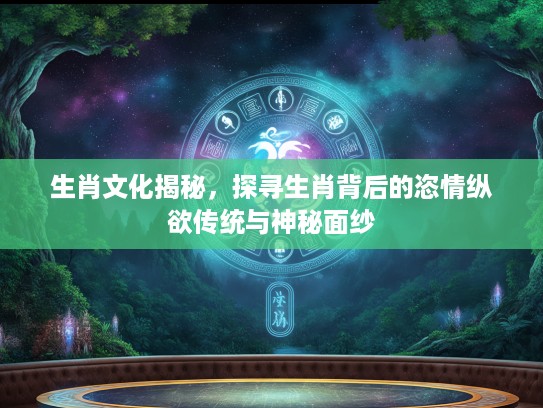 生肖文化揭秘，探寻生肖背后的恣情纵欲传统与神秘面纱
