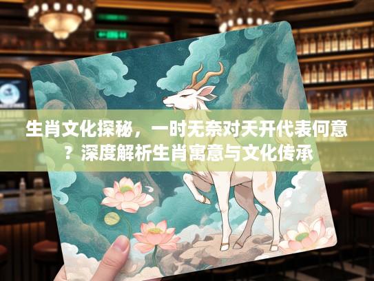 生肖文化探秘，一时无奈对天开代表何意？深度解析生肖寓意与文化传承