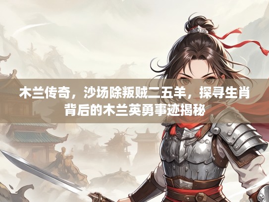 木兰传奇，沙场除叛贼二五羊，探寻生肖背后的木兰英勇事迹揭秘