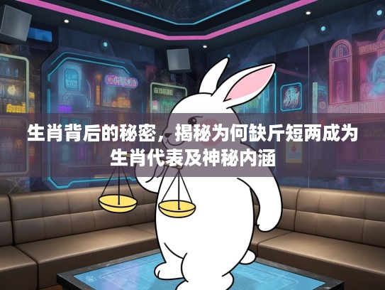 生肖背后的秘密，揭秘为何缺斤短两成为生肖代表及神秘内涵