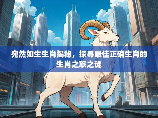 宛然如生生肖揭秘，探寻最佳正确生肖的生肖之旅之谜