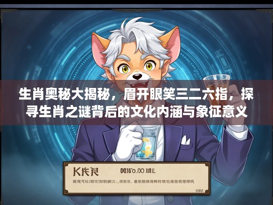 生肖奥秘大揭秘，眉开眼笑三二六指，探寻生肖之谜背后的文化内涵与象征意义