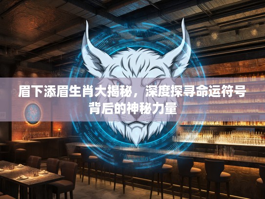 眉下添眉生肖大揭秘，深度探寻命运符号背后的神秘力量