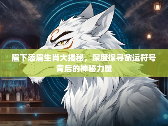 眉下添眉生肖大揭秘，深度探寻命运符号背后的神秘力量
