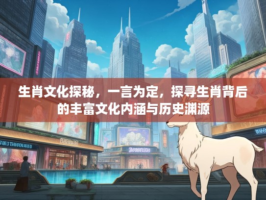 生肖文化探秘，一言为定，探寻生肖背后的丰富文化内涵与历史渊源