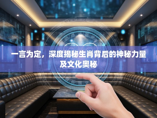 一言为定，深度揭秘生肖背后的神秘力量及文化奥秘