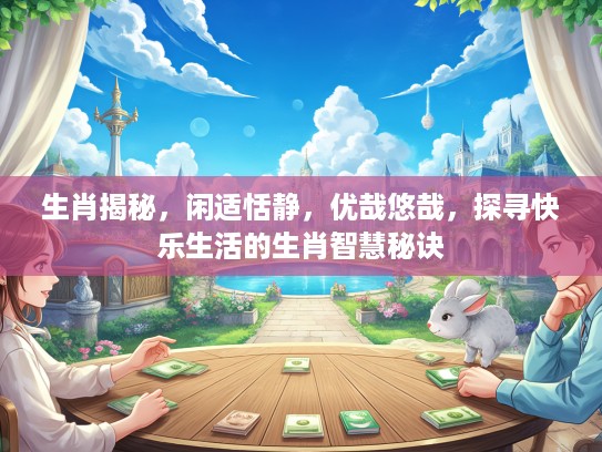 生肖揭秘，闲适恬静，优哉悠哉，探寻快乐生活的生肖智慧秘诀