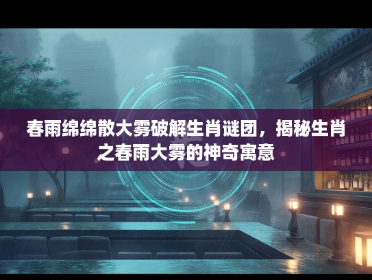 春雨绵绵散大雾破解生肖谜团，揭秘生肖之春雨大雾的神奇寓意