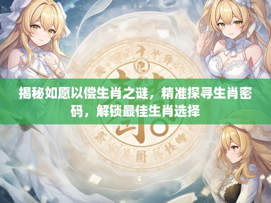 揭秘如愿以偿生肖之谜，精准探寻生肖密码，解锁最佳生肖选择