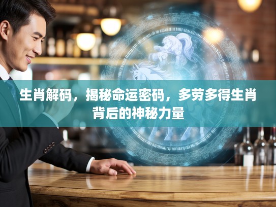 生肖解码，揭秘命运密码，多劳多得生肖背后的神秘力量