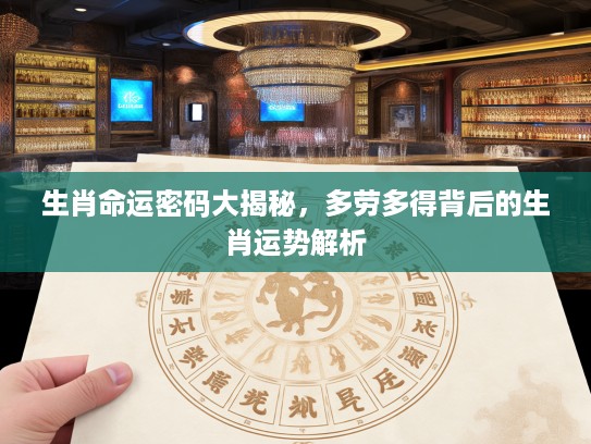 生肖命运密码大揭秘，多劳多得背后的生肖运势解析