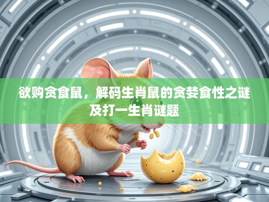 欲购贪食鼠，解码生肖鼠的贪婪食性之谜及打一生肖谜题