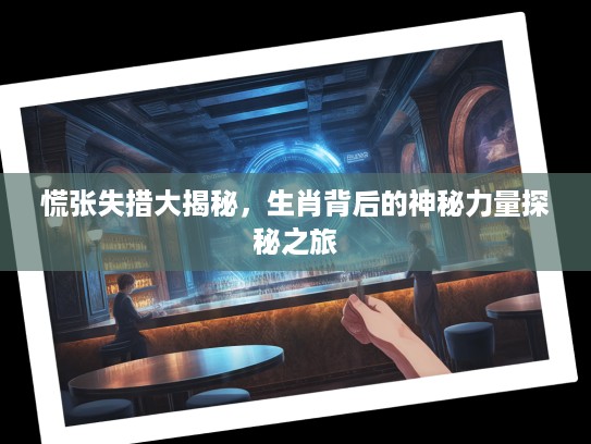 慌张失措大揭秘，生肖背后的神秘力量探秘之旅