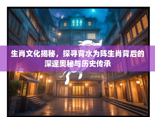 生肖文化揭秘，探寻背水为阵生肖背后的深邃奥秘与历史传承